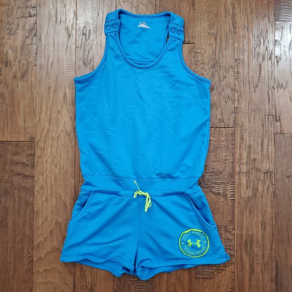 Under Armour Heat Gear Romper Blue Jumper M - Picture 2 of 5